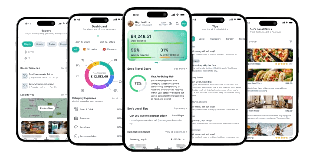 BudgetBro app features