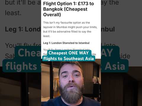 Cheapest Feb One Way Flights UK to Southeast Asia from £173
